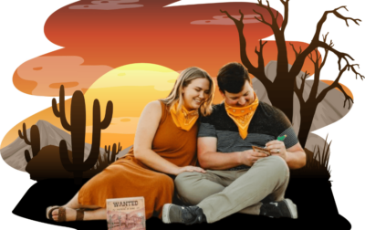 Wanted: Partners in Crime – A Wild West Heist Date Night Adventure. Best Date Night